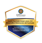 Premio Fray Louis-Joseph Lebret, O.P. - Categoría Desarrollo e Innovación del Currículo
