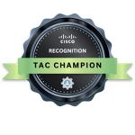 Cisco TAC Champion Recognition - Green Belt