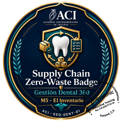 Supply Chain Zero-Waste Badge · Gestión Dental 360 M5: El Inventario