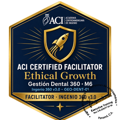 GD360 Facilitator Badge · M6 La Aceleración — Crecimiento Estratégico y Marketing Ético