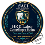 HR & Labor Compliance Badge · Gestión Dental 360 M4: El Combustible II