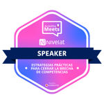 Speaker del Webinar "Habilidades para el futuro: Estrategias prácticas para cerrar la brecha de competencias"