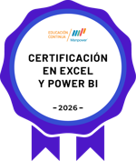 Certificación en Excel y Power Bi
