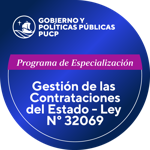 Programa de Especialización en Gestión de las Contrataciones del Estado: Ley N° 32069