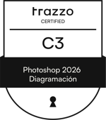 C3: Photoshop + Diagramación para paneles, portafolio y CV